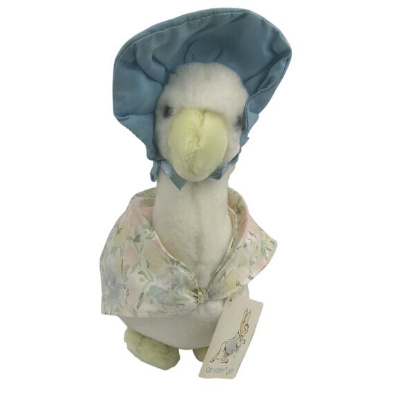 Eden Beatrix Potter Jemima Puddle-Duck Plush 9.5" Shawl Bonnet Frederick Warne - Picture 1 of 12